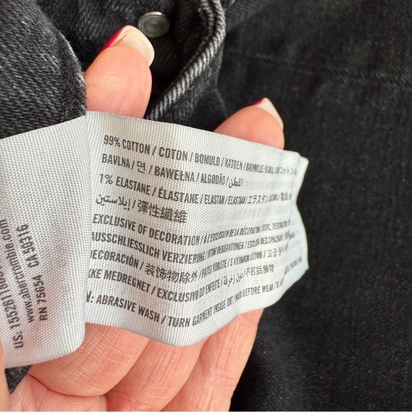 Abercrombie & Fitch Simone High-Rise Slim Jeans size 30/10 Short - Picture 8 of 8